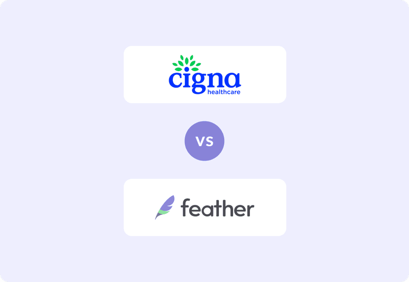 Logo of Feather + Cigna