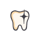 Feather icon showing clean tooth