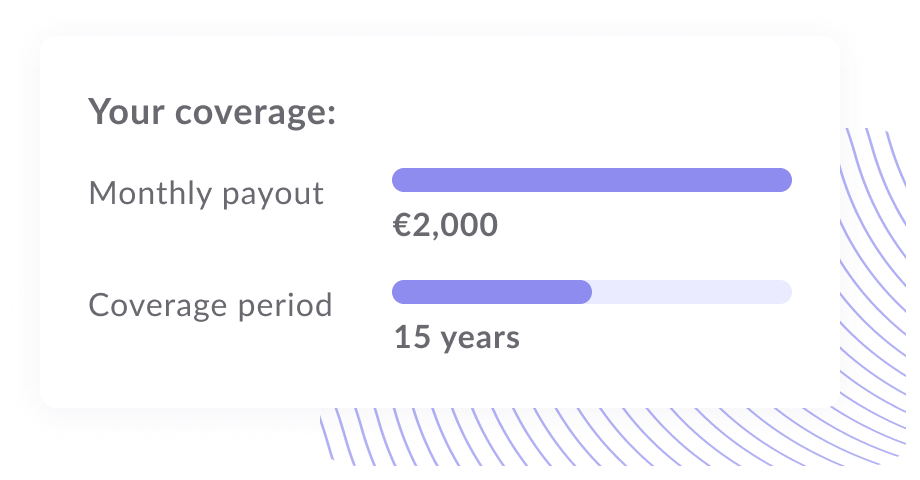 Monthly payout and coverage period explainer