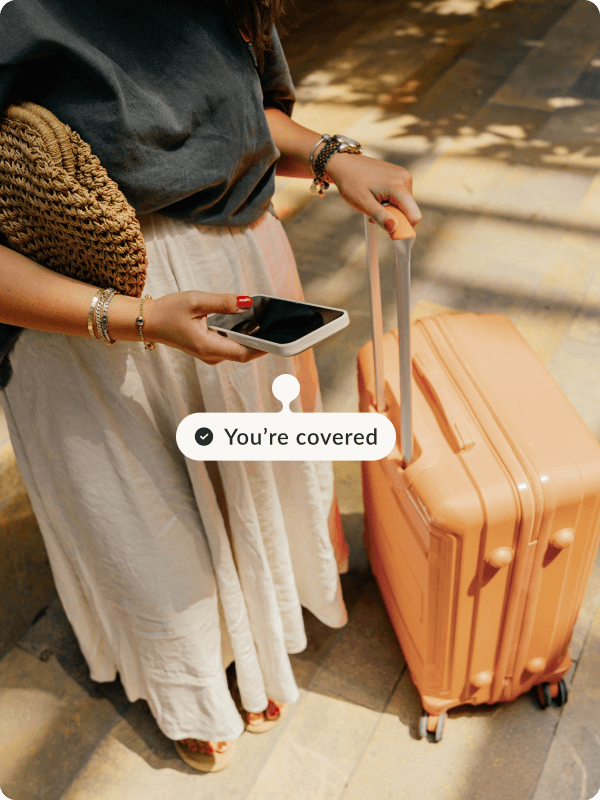Foreigner comparing health insurance before travel