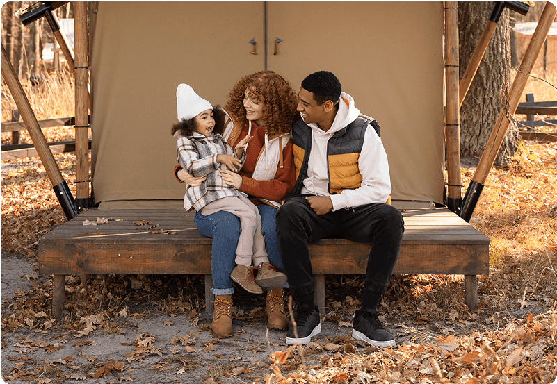 Family reunified after obtaining their Visa for Spain