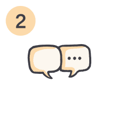 chat logo with a 2