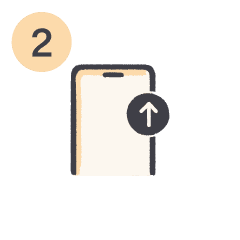 Small illustration of an app upload