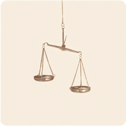 Icon showing scales.